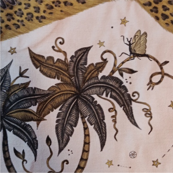 WILDERIE BY EMMA J SHIPLEY FOR CLARKE AND CLARKE - fabric 🐆⚜️💛🖤 - Picture 6 of 12